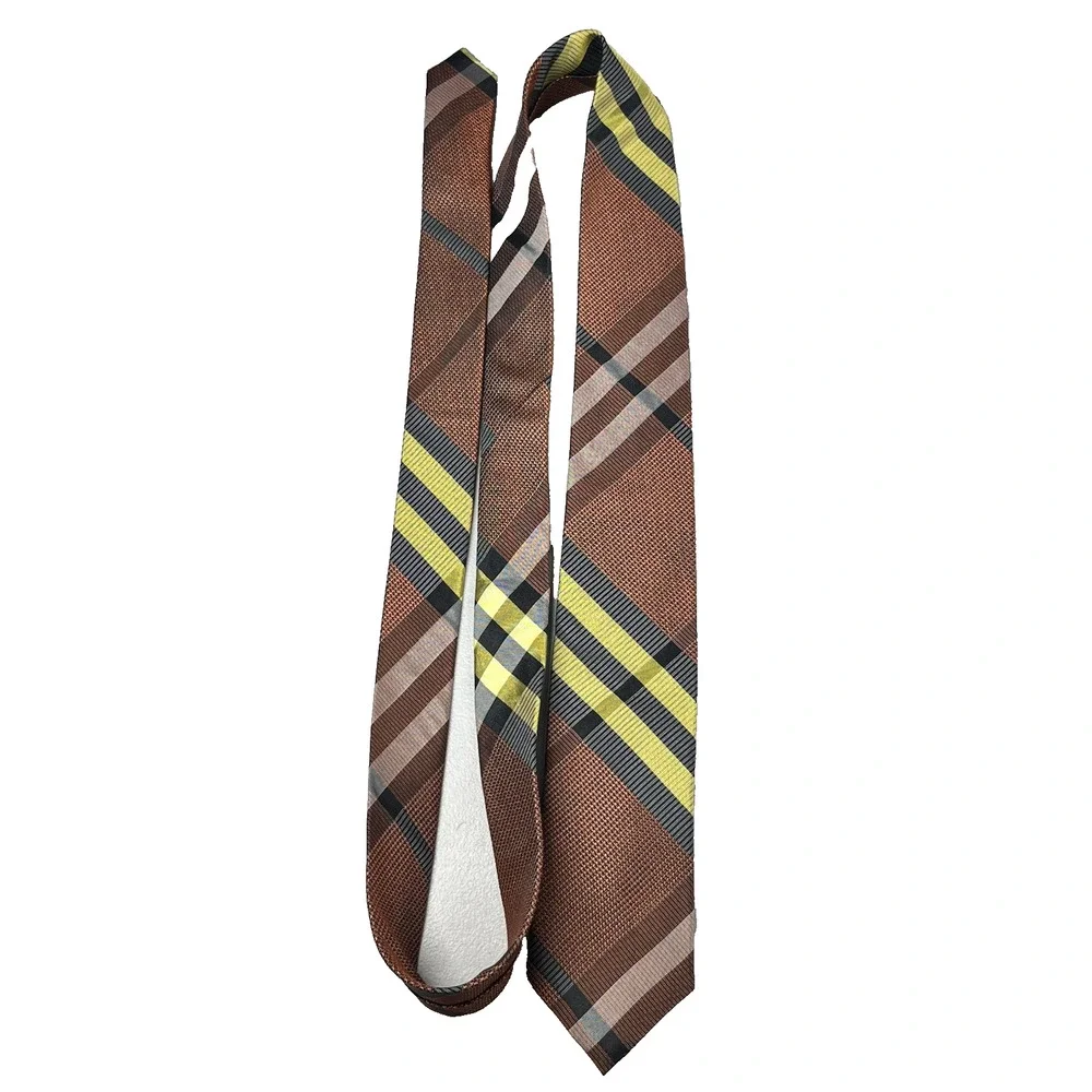 Ben Sherman Silk Tie Plaid Hand Made Mens Necktie 2 5/8